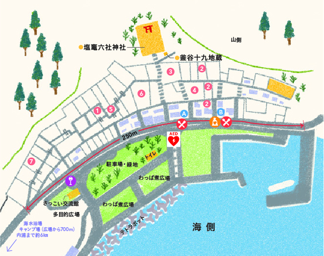 釜谷地区