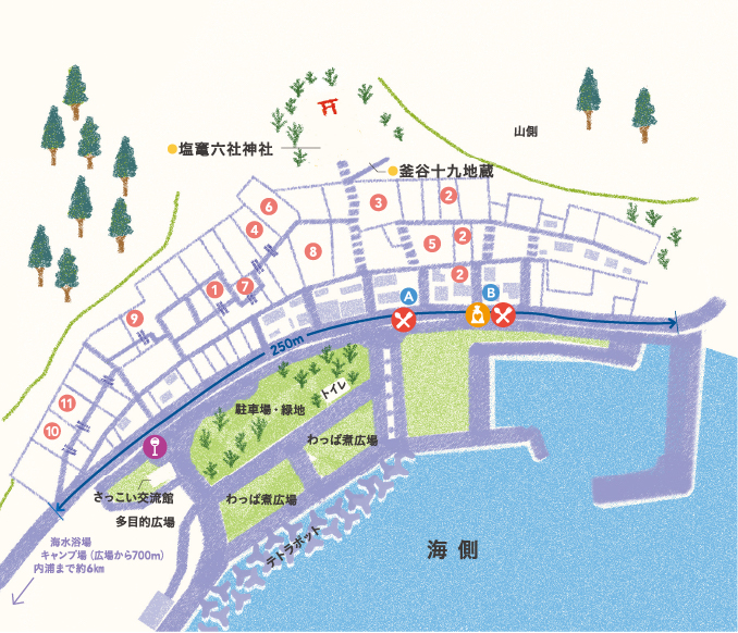釜谷地区